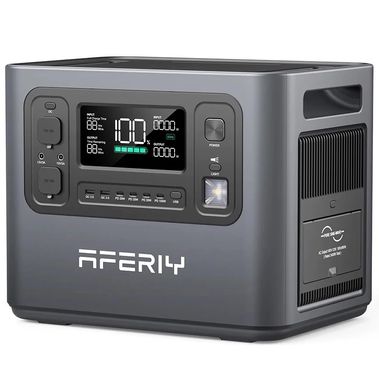 Зарядна станція Aferiy AF-P210 2400W/2048Wh 640000mAh LifePo4 Power Bank Type-C/USB/DC/AC black AF-P210 фото