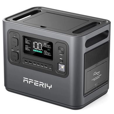 Зарядна станція Aferiy AF-P210 2400W/2048Wh 640000mAh LifePo4 Power Bank Type-C/USB/DC/AC black AF-P210 фото