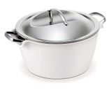 Набор посуды с керамическим покрытием GreenPan Hot Pot (Хот Пот) 24 см белая миска 8792 фото 4