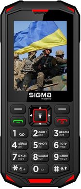 Мобільний телефон Sigma mobile X-treme PA68 DS Black-Red X-treme PA68 DS Black-Red фото