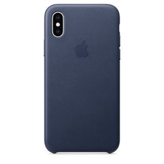 Leather Case for iPhone XS Max - Midnight Blue 3123255 фото