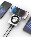 зовн. акум. YENKEE YPB 510 - 10000 mAh PD 22,5W 3in1 Qi Wireless (Білий) 37000006 фото 4