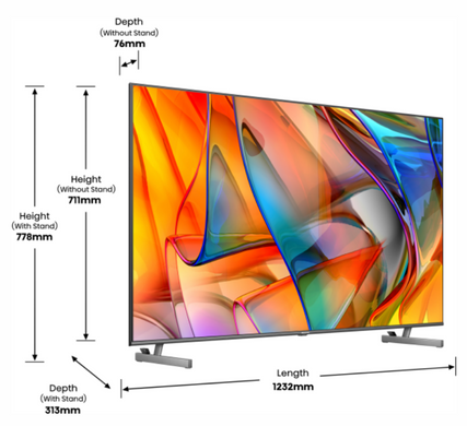 Телевізор HISENSE 55U6KQ рідкокристалічний 55U6KQ  фото