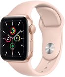 Apple Watch SE 44mm Gold Aluminum Case with Pink Sand Sport Band MYDR2 MYDR2 фото 1