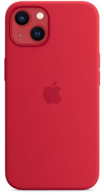 Чохол iPhone 13 Silicone Case with MagSafe (PRODUCT)RED MM2C3ZE/A MM2C3ZE/A фото