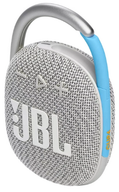 Портативна акустика JBL Clip 4 Eco Білий (JBLCLIP4ECOWHT) JBLCLIP4ECOWHT фото