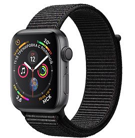 Apple Watch Series 4 GPS 40mm Space Gray Aluminum Case with Black Sport Loop MU672 123415 фото