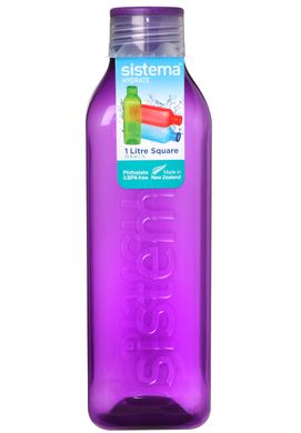 Пляшка для води 1 л Фіолетова 890-4 purple фото