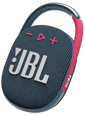 Портативна акустика JBL Clip 4 Blue Coral (JBLCLIP4BLUP) JBLCLIP4BLUP фото