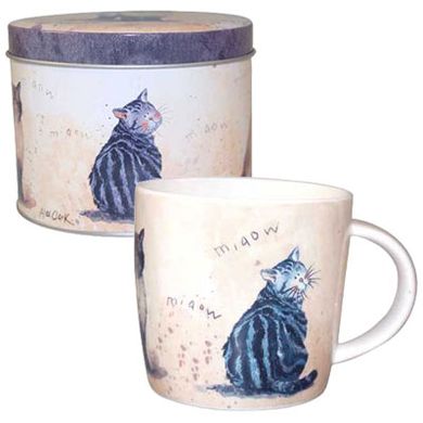 Кружка в подарочной упаковке CHURCHILL Alex Clark Cats Mug in Tin 284мл (ALCK00291) 11303 фото