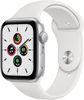 Apple Watch SE 44mm Silver Aluminum Case with White Sport Band MYDQ2 MYDQ2 фото