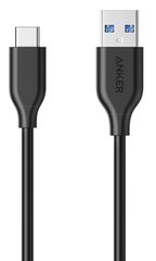 Кабель ANKER POWERLINE USB-C TO USB-A 3.0 - 0.9М V3 BLACK