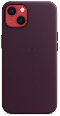 Чохол iPhone 13 Leather Case with MagSafe (Dark Cherry) MM143ZE/A MM143ZE/A фото