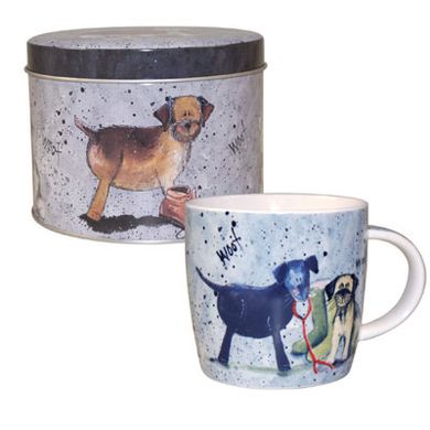 Кружка в подарочной упаковке CHURCHILL Alex Clark Dogs Mug in Tin 284мл (ALCK00281) 11301 фото