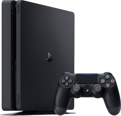 Игровая консоль Sony PlayStation 4, 1TB, Black, Slim 9391401 фото