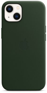 Чехол iPhone 13 Leather Case with MagSafe (Sequoia Green) MM173ZE/A MM173ZE/A фото