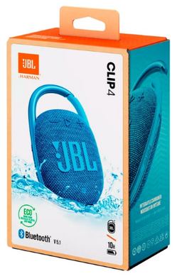 Портативна акустика JBL Clip 4 Eco Синій (JBLCLIP4ECOBLU) JBLCLIP4ECOBLU фото