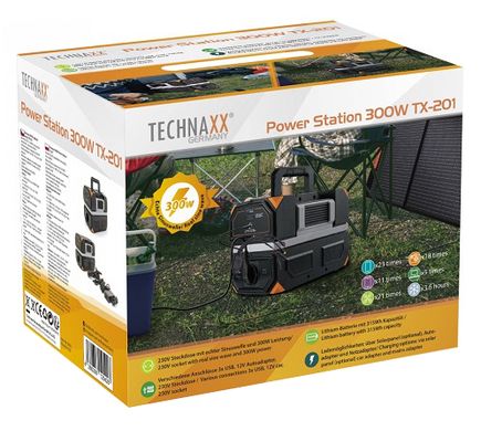 Зарядна станція Technaxx 300W Powerstation TX-201 TX-201 фото