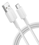 кабель ANKER 322 USB-A to USB-C - 0.9m Nylon (Білий) 6908156 фото 2