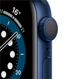 Apple Watch Series 6 40mm Blue Aluminum Case with Deep Navy Sport Band MG143 MG143 фото 2