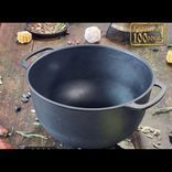 Котелок 3л, &Oslash;22см, вага 3,62 кг. чавунний з чавунною кришкою (Т402С1) Т402С1 фото 4
