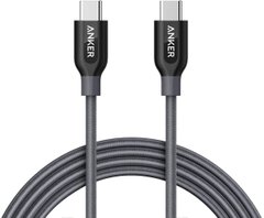 Кабель ANKER Powerline+ USB-C to USB-C 2.0 - 1.8м V3 (Gray)