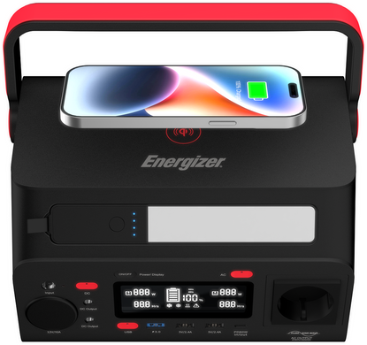 Зарядна станція ENERGIZER PPS300W2 - 293Wh/AC 300W/60W PD/2xUSB/2xDC/1xCar/Qi/LEDMPPT PPS300W2 фото