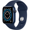 Apple Watch Series 6 44mm Blue Aluminum Case with Deep Navy Sport Band M00J3 M00J3 фото