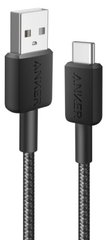 кабель ANKER 322 USB-A to USB-C - 0.9m Nylon (Чорний) 6926987 фото