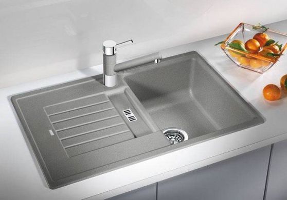 Кухонна мийка Blanco ZIA 45S SILGRANIT перлинний (520627) 520627 фото