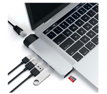 Satechi hub USB-C/2xUSB 3.0/HDMI/microSD/Ethernet ST-TCPHES фото 4