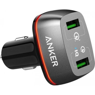 Авто заряджання ANKER PowerDrive+ 2 with Quick Charge 3.0 V3 (Чорний) 6304776 фото