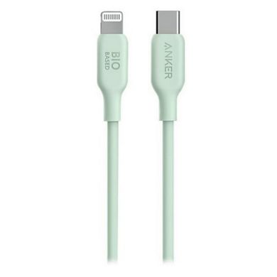 Кабель ANKER 541 USB-C to Lightning - 0.9m Bio-Based (Зелений) A80A1G61 фото
