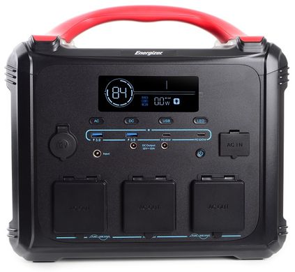 Зарядна станція ENERGIZER PPS1100W2F - 1102Wh/AC 1200W/100W PD/2xUSB/2xDC/1xCar/MPPT PPS1100W2F  фото