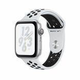 Apple Watch Nike+ Series 4 GPS 40mm Silver Aluminum Case with Pure Platinum/Black Nike Sport Band (MU6H2) 523147 фото 1
