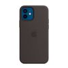 Силиконовый чехол Apple Silicone Case MagSafe Black (MHL73) для iPhone 12 | 12 Pro MK023 фото