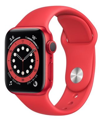 Apple Watch Series 6 40mm PRODUCT(RED) Aluminum Case with Red Sport Band M00A3 M00A3 фото