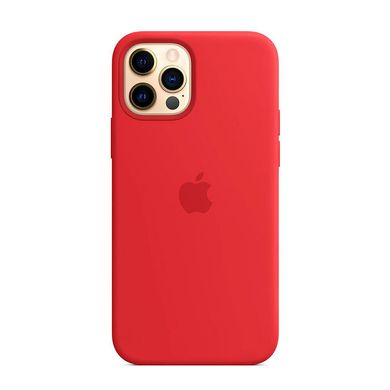 Силіконовий чохол Apple Silicone Case MagSafe (PRODUCT) RED (MHL63) для iPhone 12 | 12 Pro MK023 фото