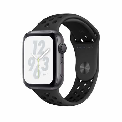 Apple Watch Nike+ Series 4 GPS 44mm Space Gray Aluminum Case with Black Nike Sport Band (MU6L2) 523148 фото