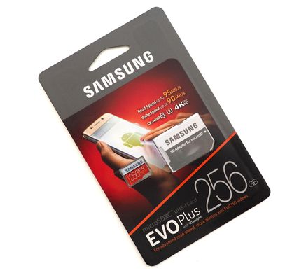 Карта памяти Samsung microSDXC 256GB EVO Plus UHS-I Class 10 MB-MC256GA фото