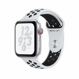 Apple Watch Nike+ Series 4 GPS 44mm Silver Aluminum Case with Pure Platinum/Black Nike Sport Band (MU6K2) 523143 фото 1