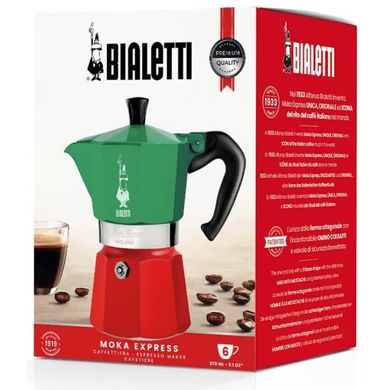 кофеварка гейзерная Bialetti "Moka express" Italia, на 6 чашек Moka Italia фото