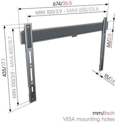 Кронштейн Vogels TVM 5605 Black (5856050) 5856050 фото