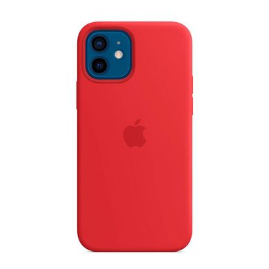 Силіконовий чохол Apple Silicone Case MagSafe (PRODUCT) RED (MHL63) для iPhone 12 | 12 Pro MK023 фото