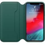 Leather Folio for iPhone XS Max - Forest Green 8976533 фото 2