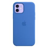 Силиконовый чехол Apple Silicone Case MagSafe Capri Blue (MJYY3) для iPhone 12 | 12 Pro MK023 фото 1