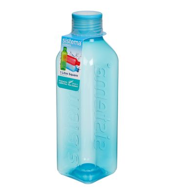 Пляшка для води 1 л Блакитна 890-1 blue фото