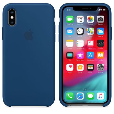 Silicone Case for iPhone XS - Blue Horizon 132143 фото