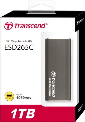 ssd зовнішній TRANSCEND 1TB, ESD265C, USB 10Gbps, Type C комп'ютерний запам'ятовувальний пристрій ESD265C фото