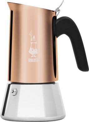 Гейзерна кавоварка Bialetti New Venus Rame Induzione 6 чашок 235 мл (7285) 7285 фото